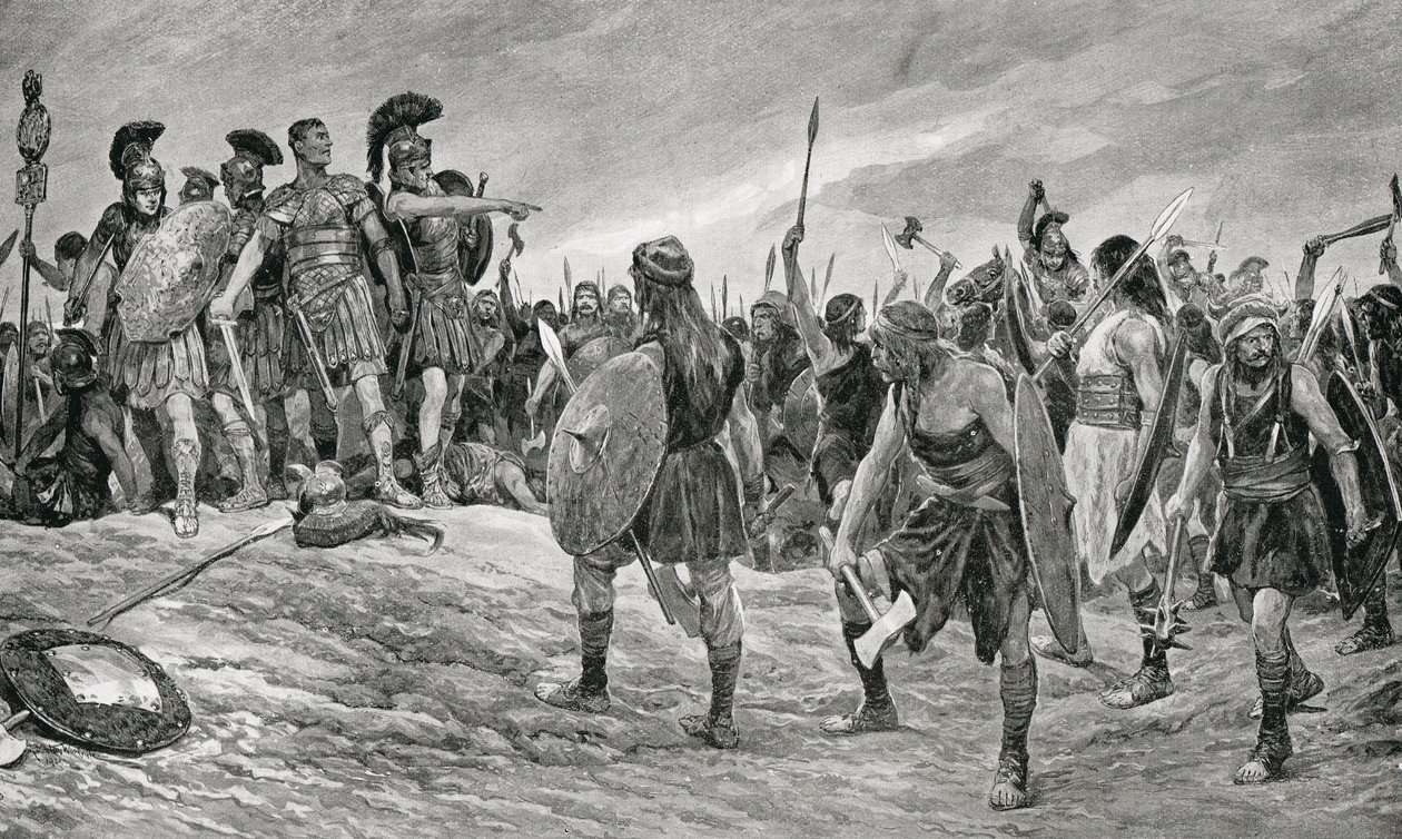 Vespasian Rescued by His Son Titus, Illustration from 
