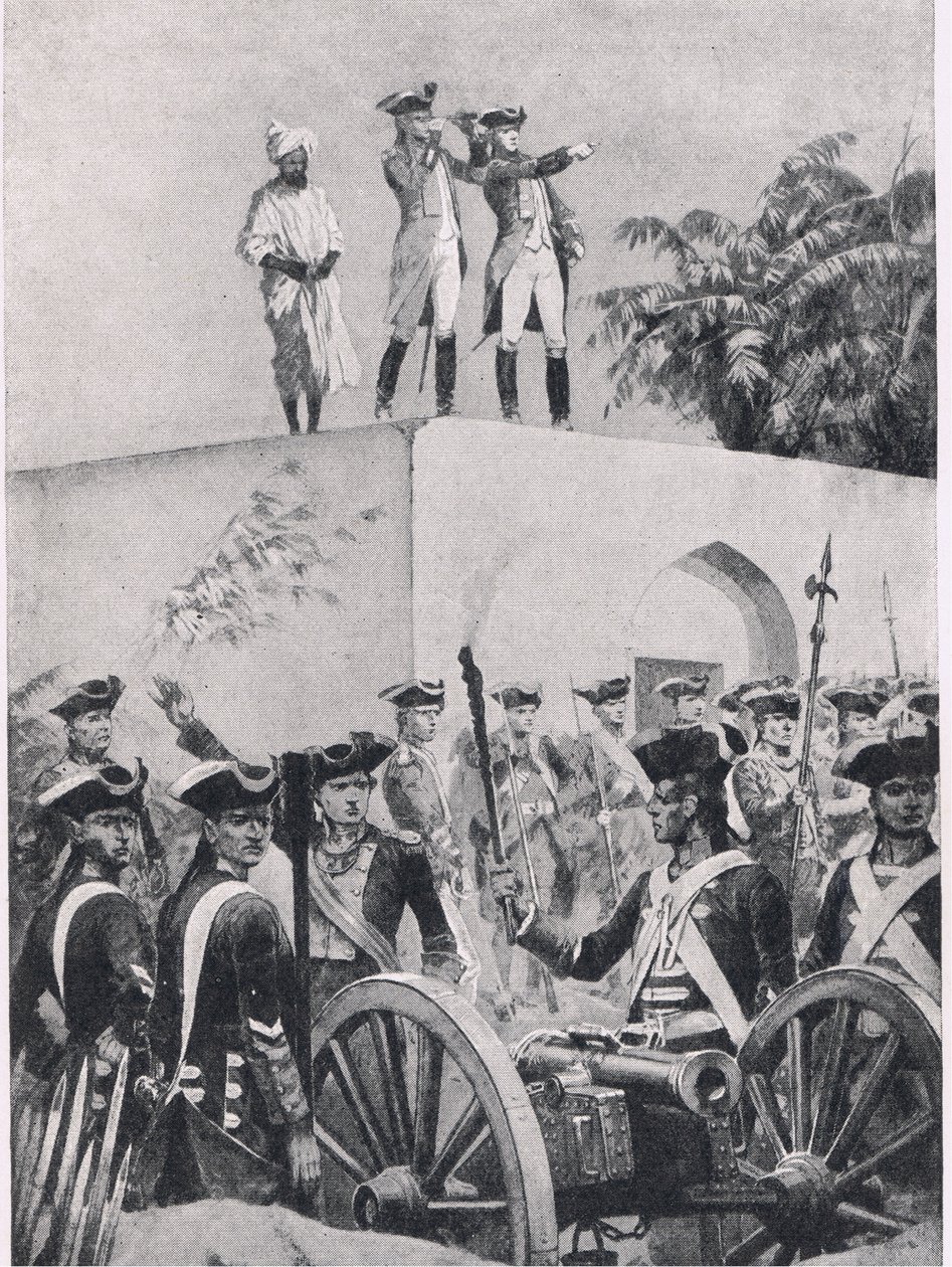 Battle of Plassey, 23rd June 1757: Clive on the Roof of Nawab Surat-ud-Daula