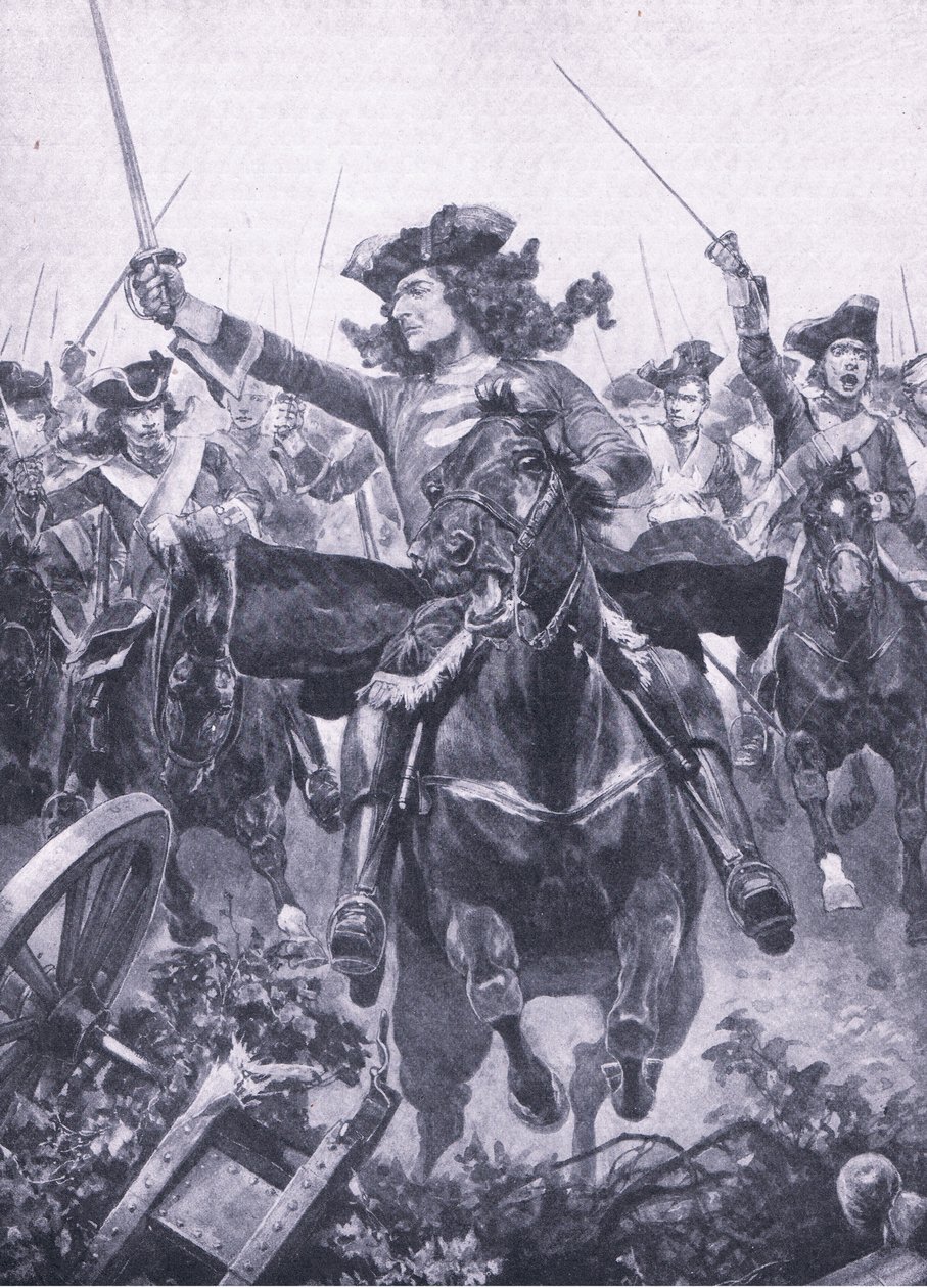 The Duke of Marlborough at the Battle of Oudenarde, 11th July 1708 by Richard Caton Woodville junior