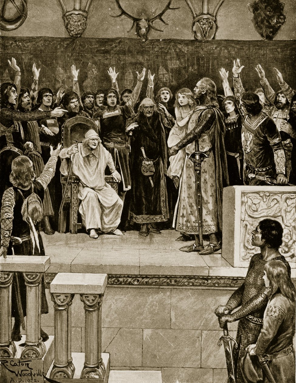 The Election of the Girl Duchess, Illustration from 