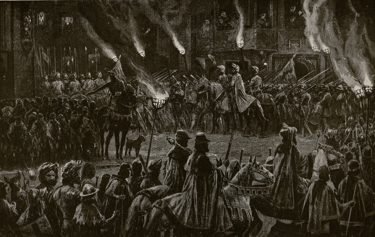 The Marching Watch, Illustration from 