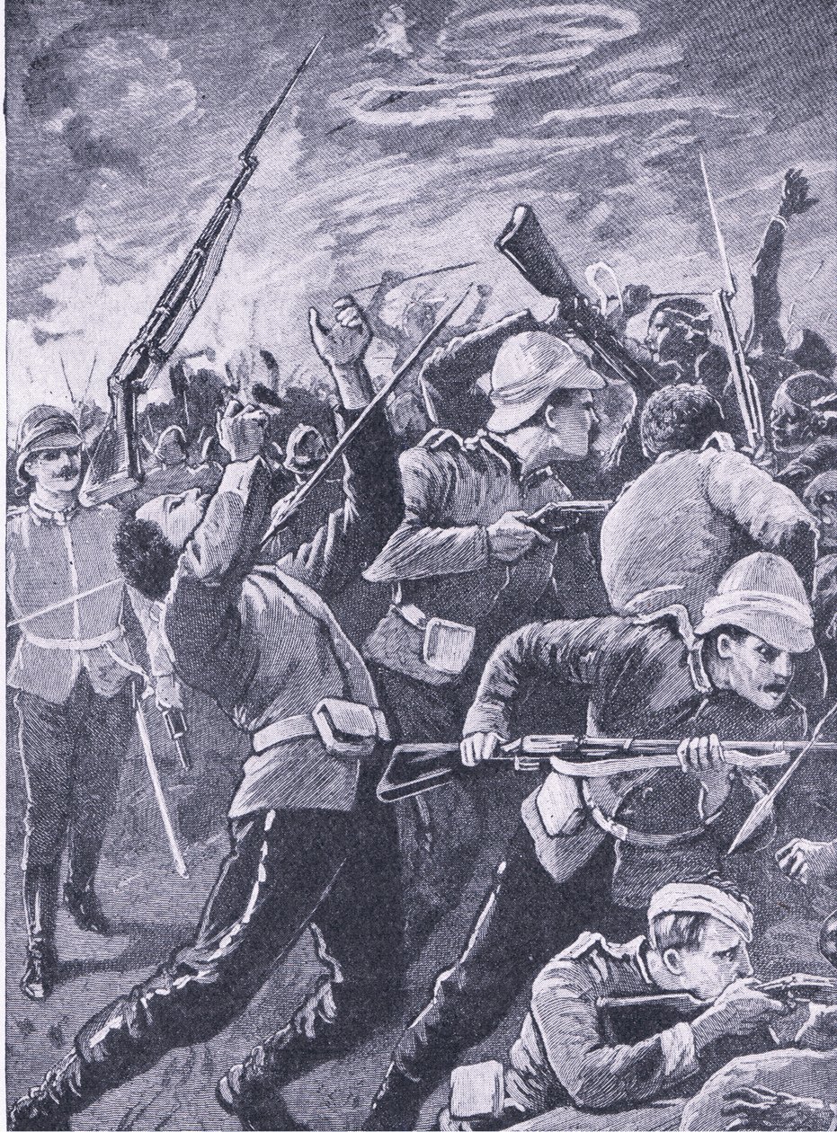 The defence of Rorkes Drift by Richard Caton Woodville junior