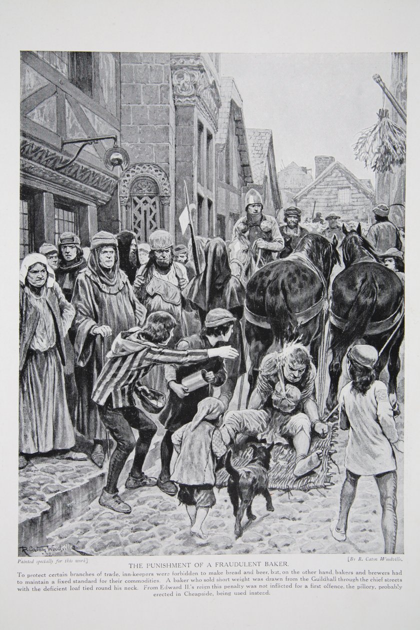 The Punishment of a Fraudulent Baker, Illustration from 