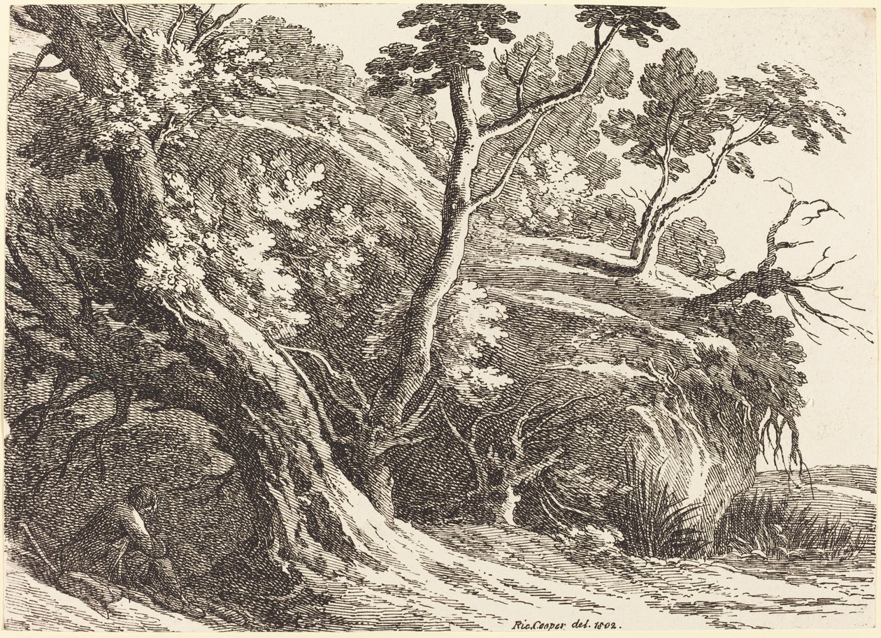 Landscape with Large Trees by Richard Cooper II
