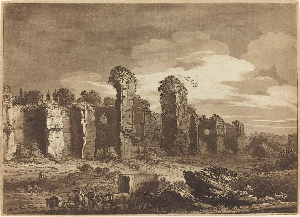 View of the Remains of Caracalla