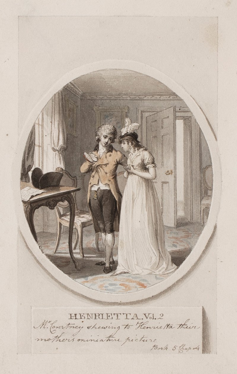 Mr Courtney showing to Henrietta their mother