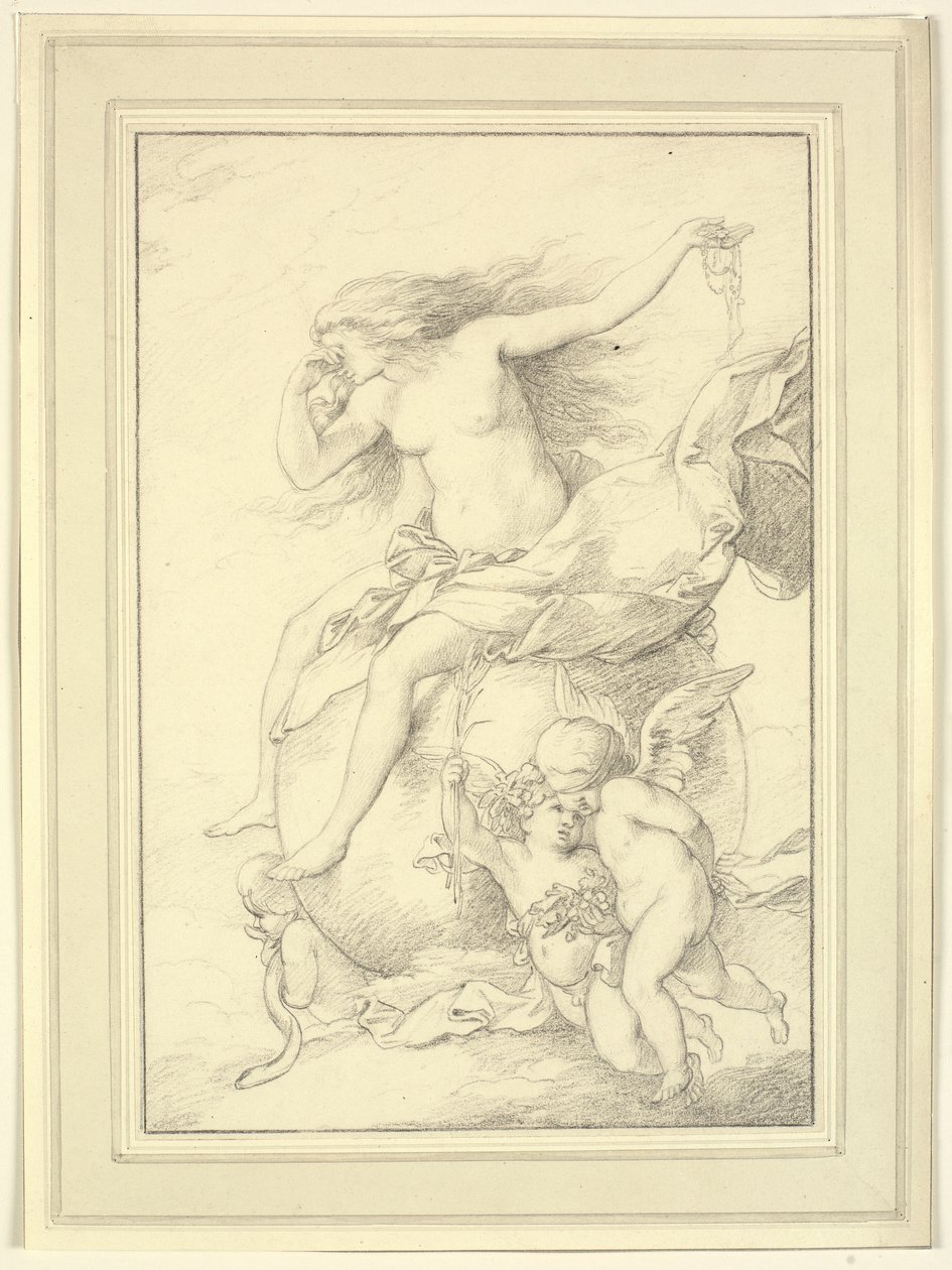 Allegory of Fortune on a Globe Surrounded by Putti by Richard Cosway