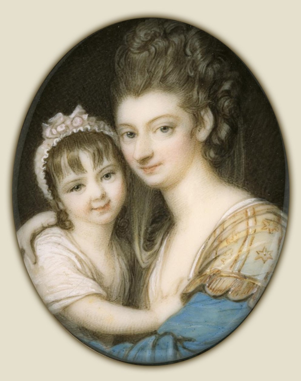 Portrait of a Mother and Daughter by Richard Cosway