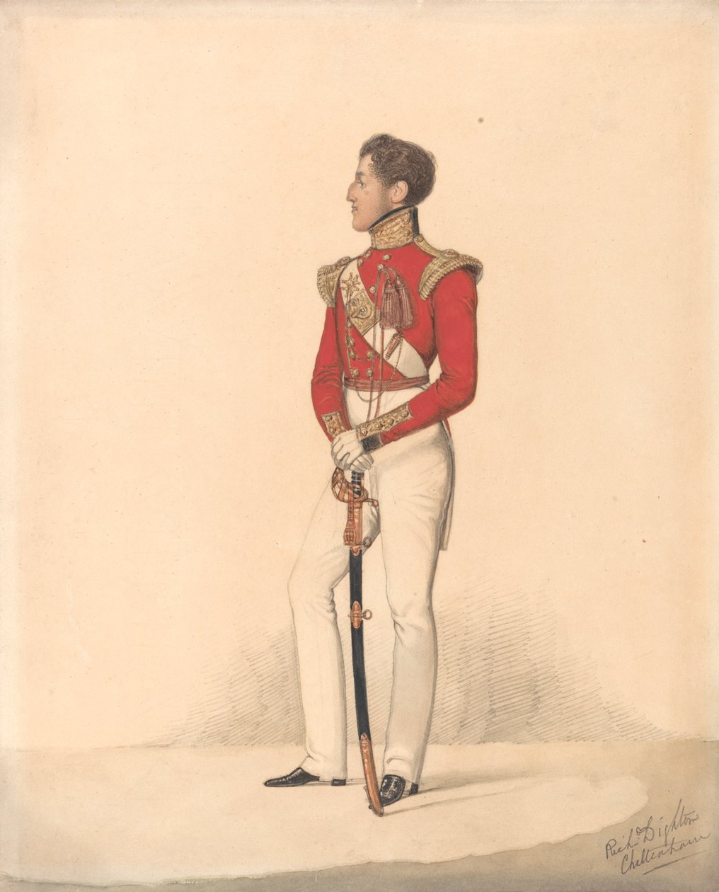 Lord Henry Charles Capel Somerset, 5th Light Infantry - Cheltenham by Richard Dighton