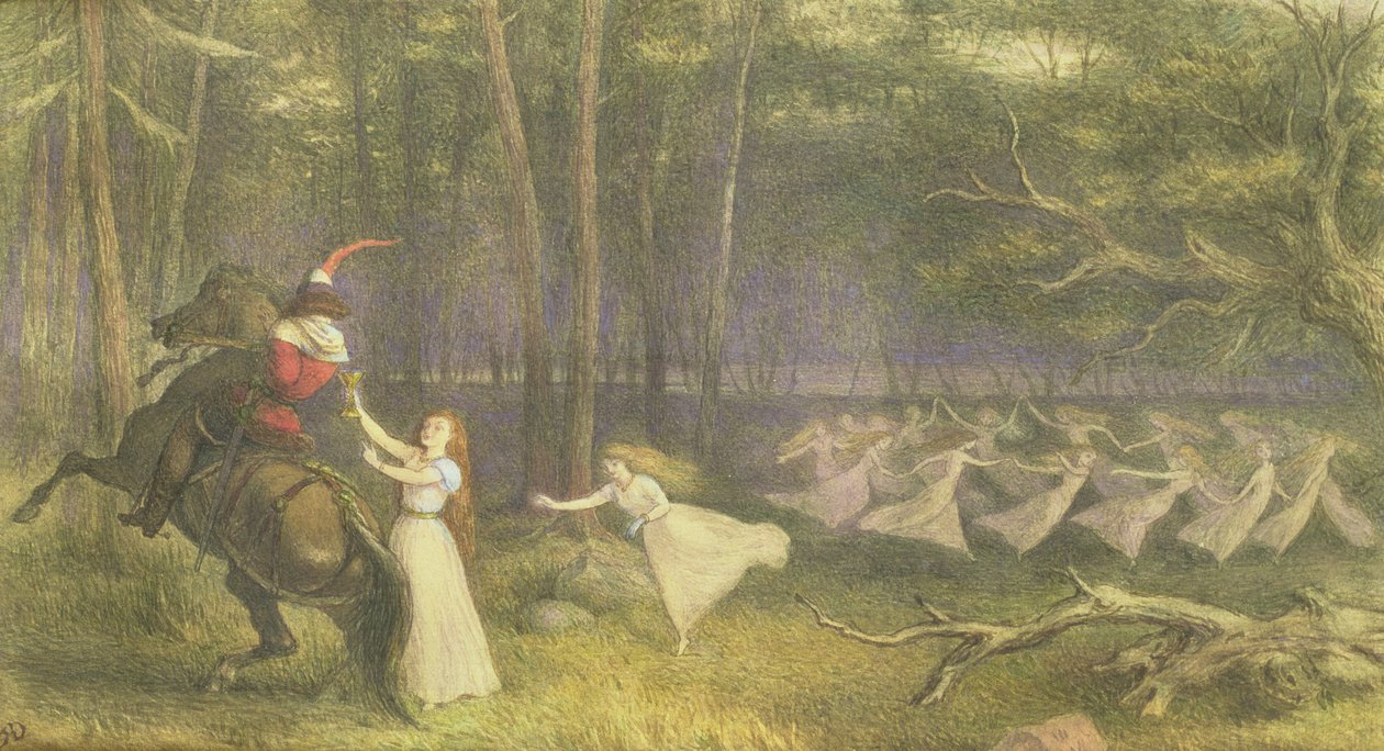 The Altar Cup in Aagerup: The Moment of Departure by Richard Doyle