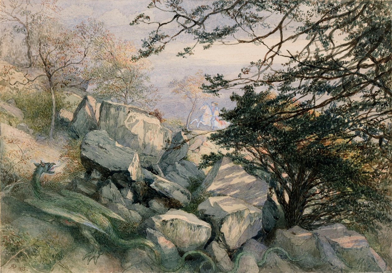 The Dragon of Wantley by Richard Doyle