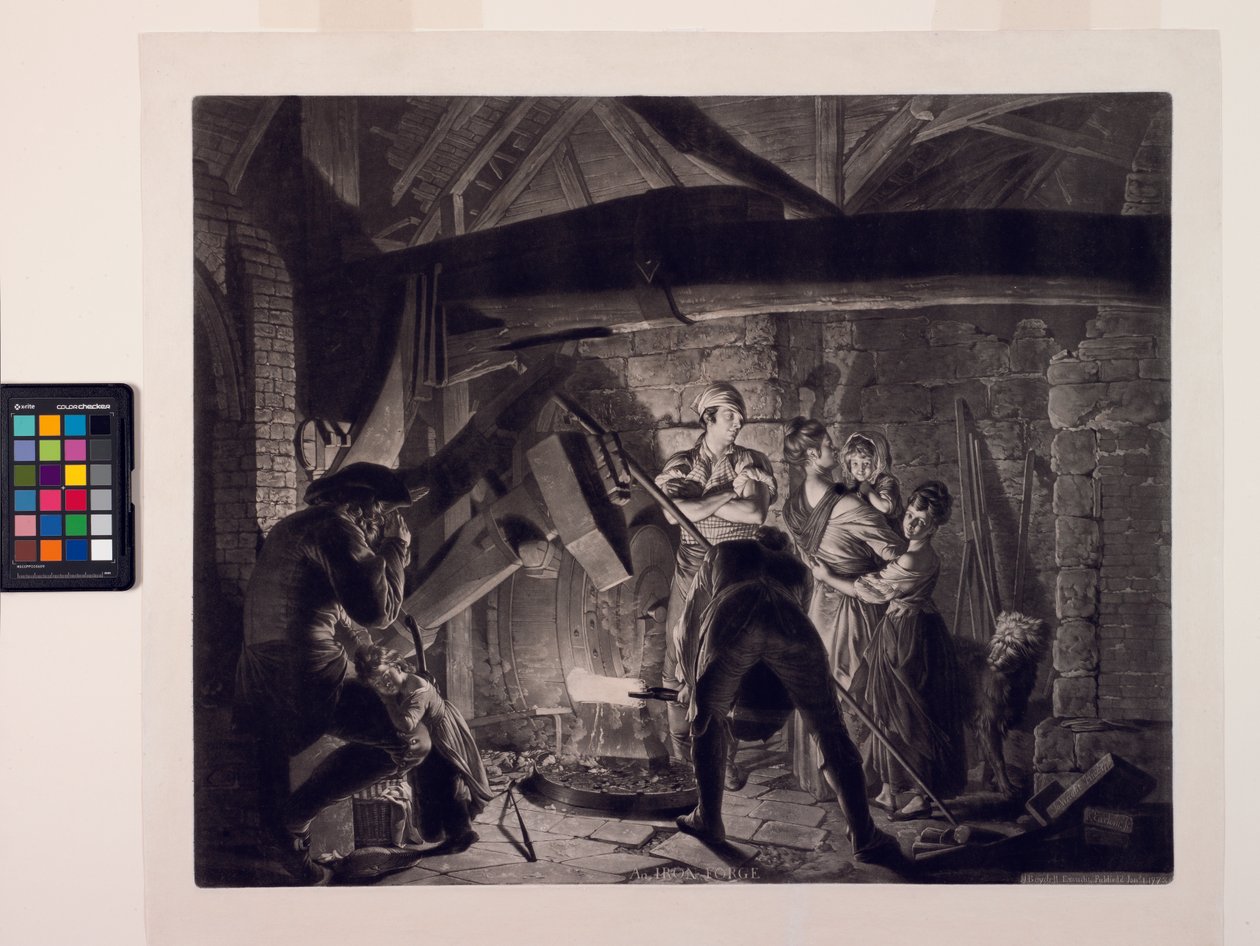 An Iron Forge by Richard Earlom