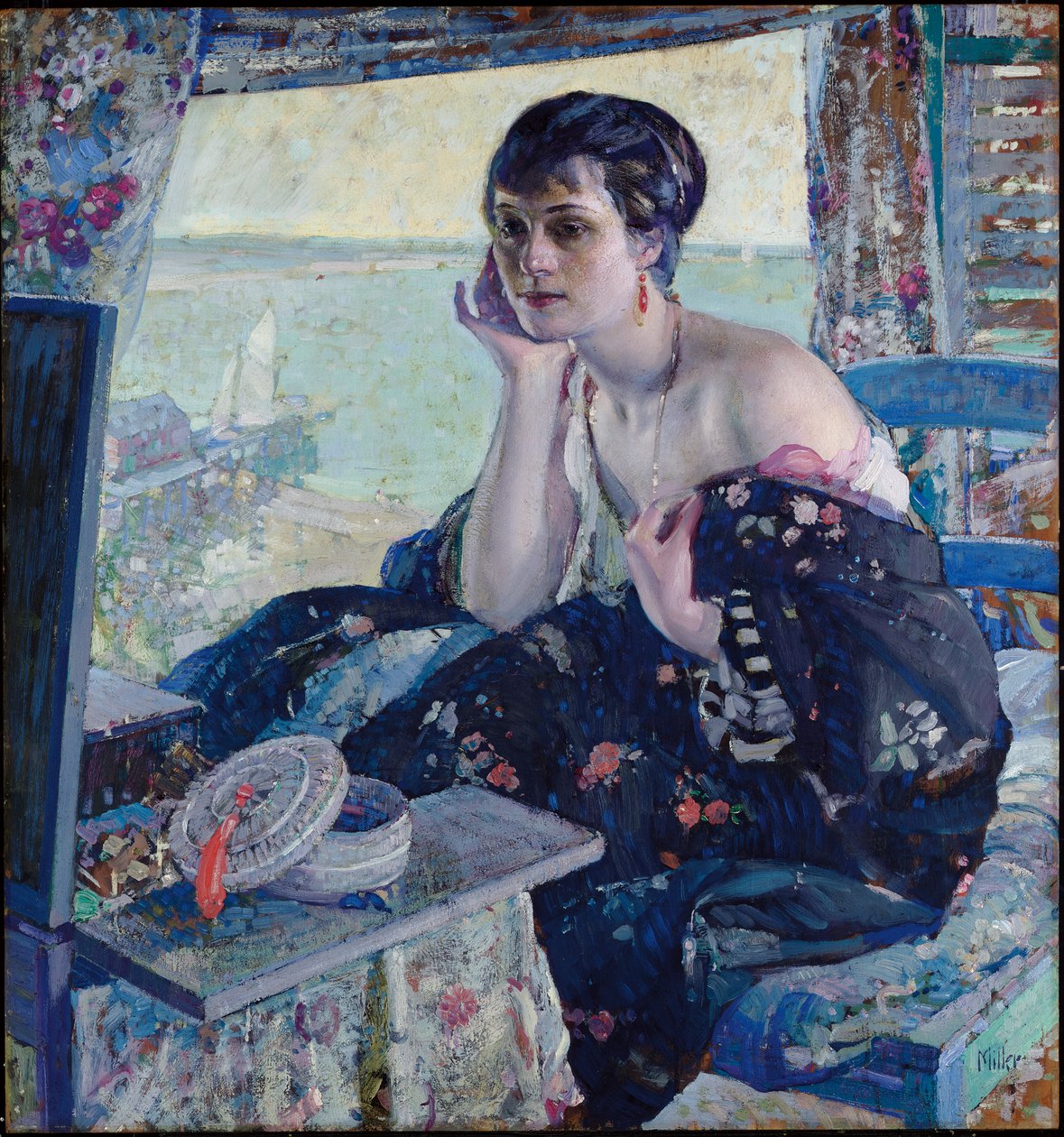 Woman by a Window by Richard Emil Miller