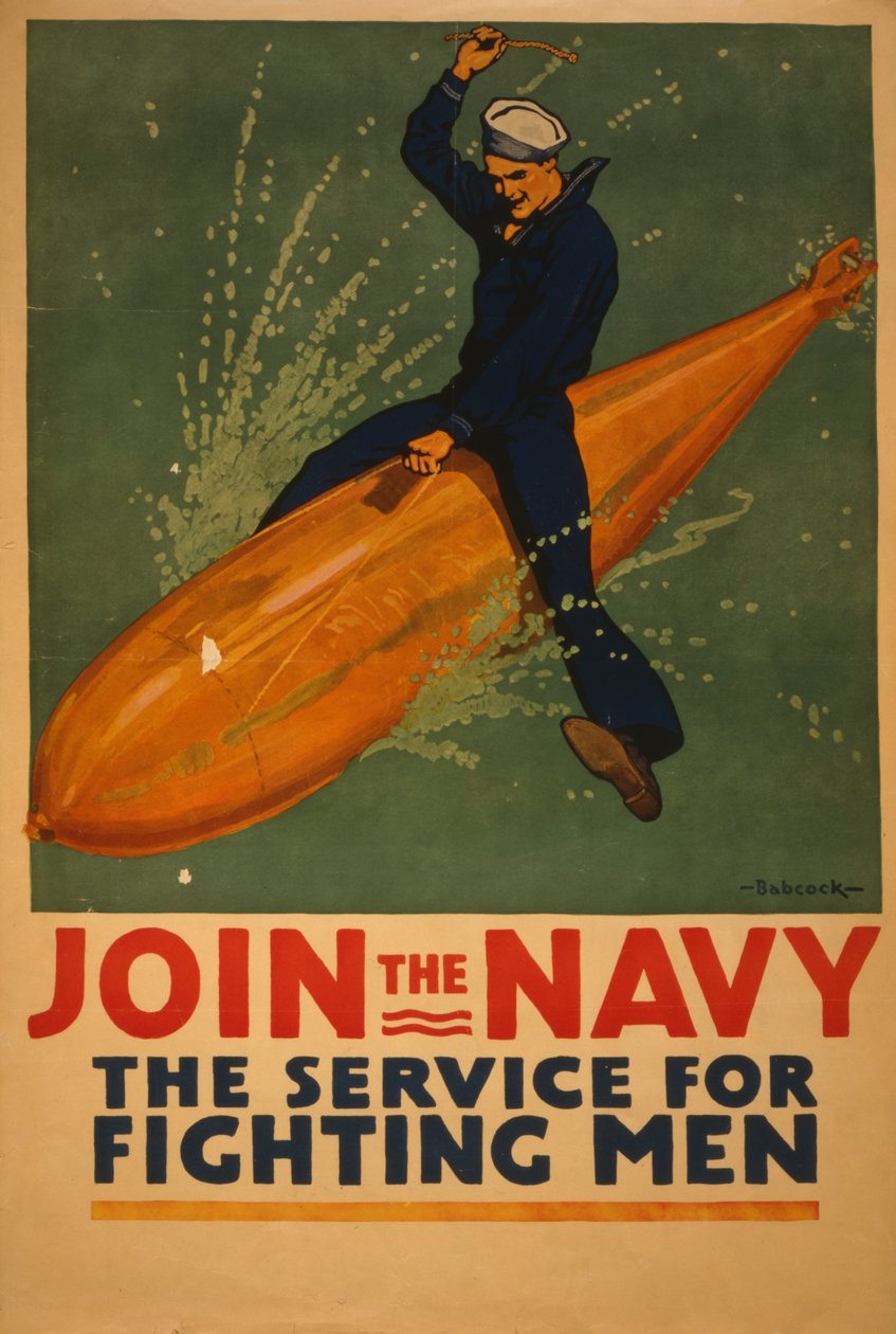 Join the Navy, the Service for Fighting Men by Richard Fayerweather Babcock