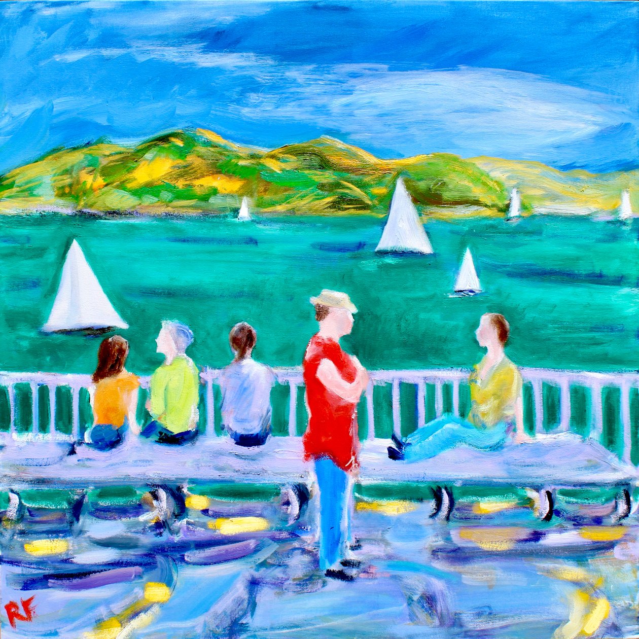 A Bench, Sausalito by Richard Fox
