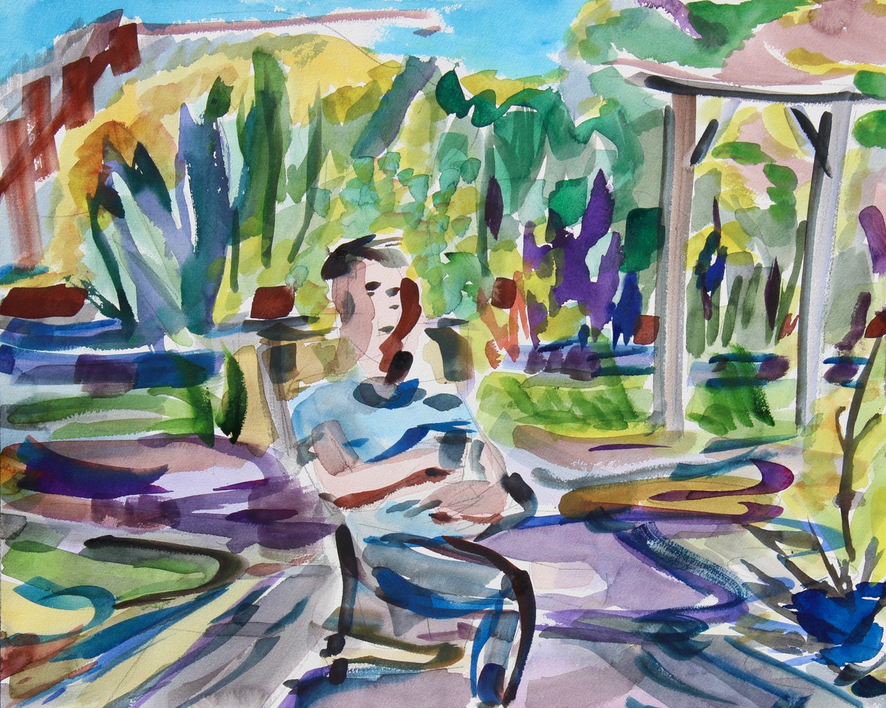 Garden, Sunny Day by Richard Fox