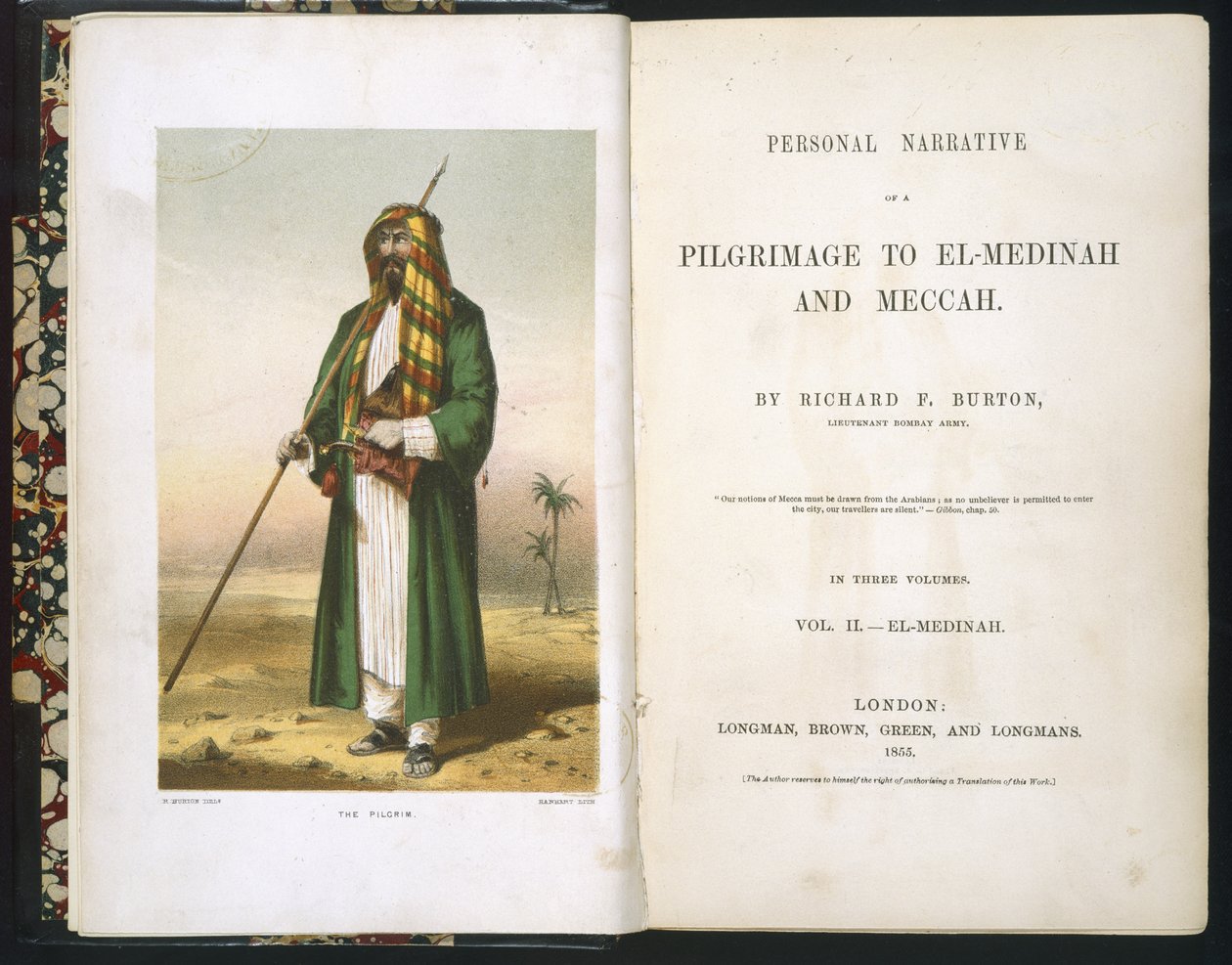Title Page to Richard F. Burton, 