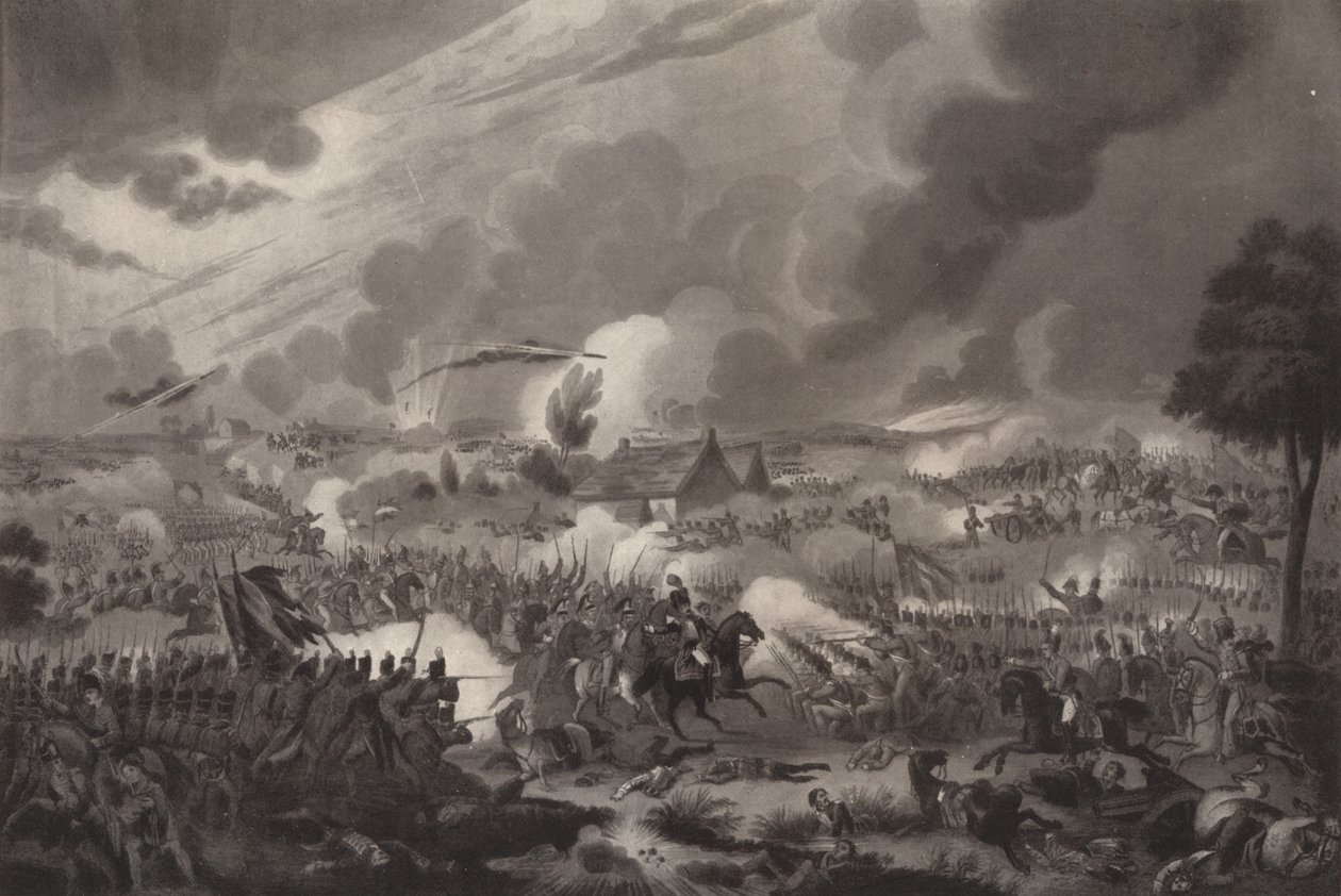 The Battle of Waterloo, June 18, 1815 by Richard Gibson Reeve
