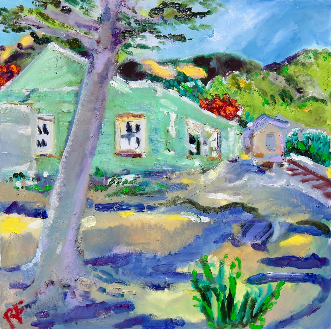 The Abandoned Depot, Rutherford, Napa by Richard H. Fox