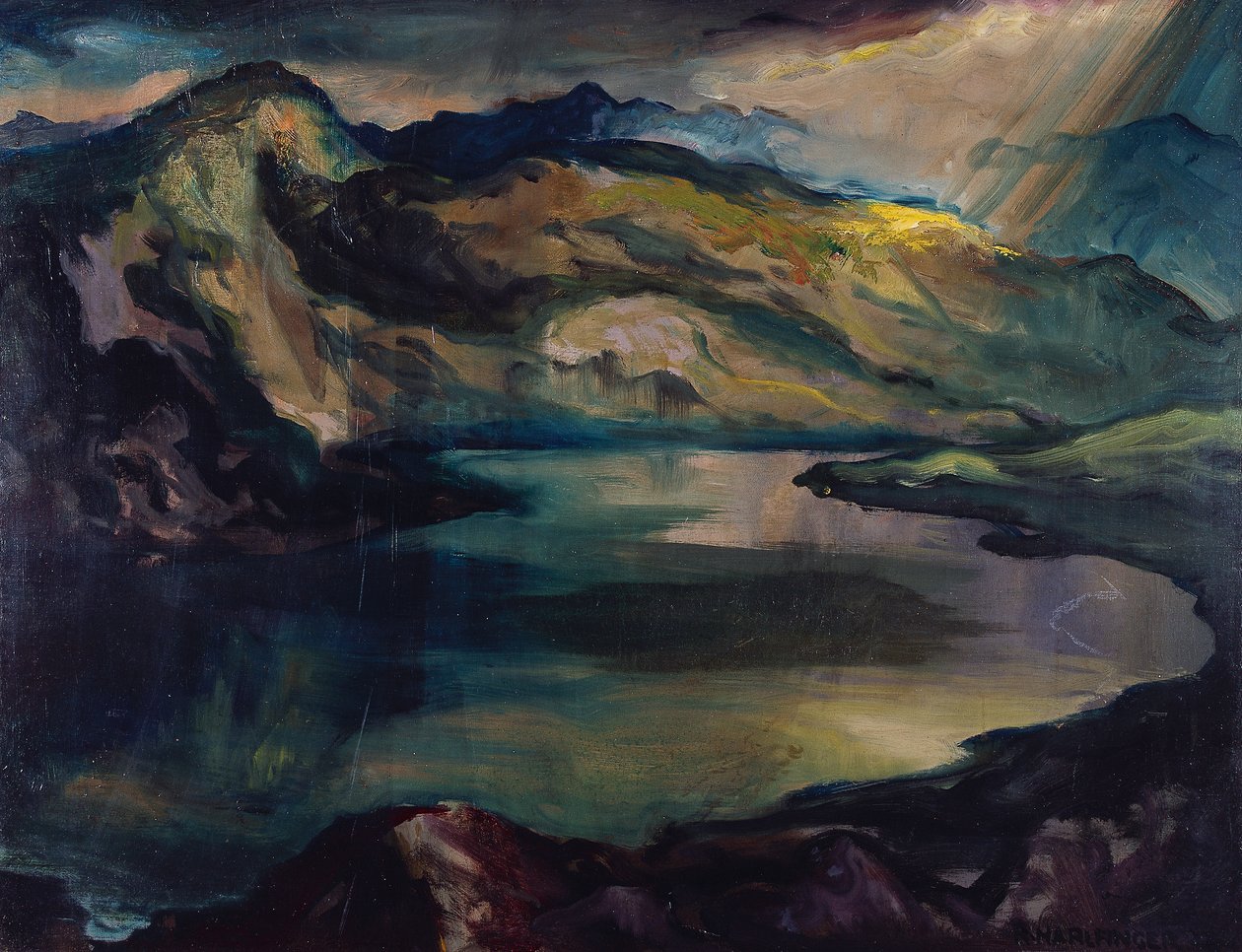 Mountain Lake by Richard Harlfinger