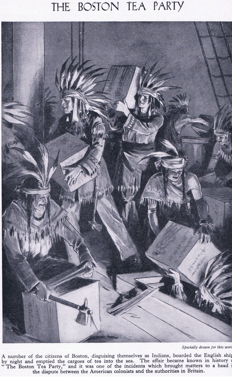 The Boston Tea Party by Richard Henry Brock