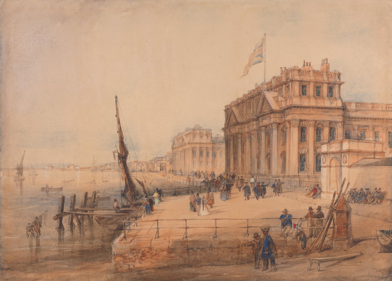 Greenwich Hospital by Richard Henry Nibbs