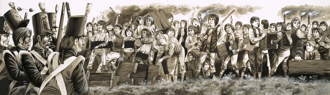 In 1797, troops were called in to quell rioting schoolboys at Rugby by Richard Hook