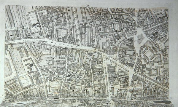 Plan of the City of London, published 1813 by Richard Horwood
