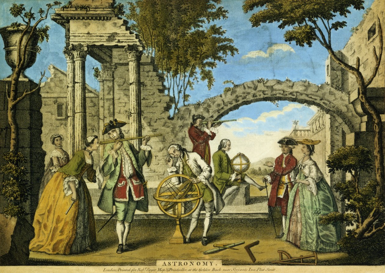 Astronomy, pub. by Robert Sayer c.1750 by Richard Houston