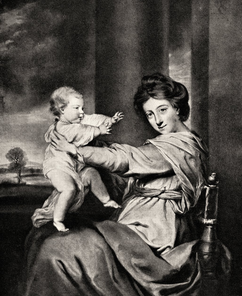 Caroline, Duchess of Marlborough and Daughter by Richard Houston