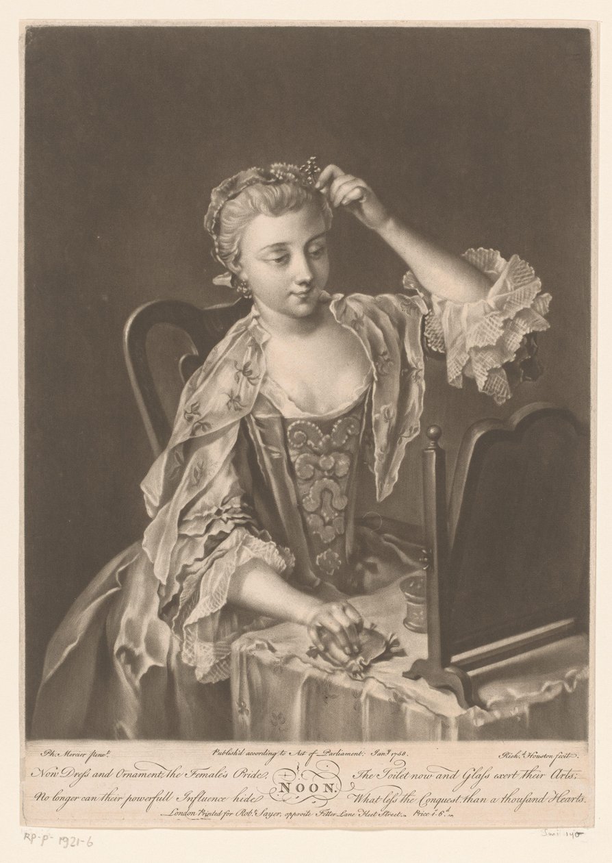 Young Woman at Her Dressing Table by Richard Houston