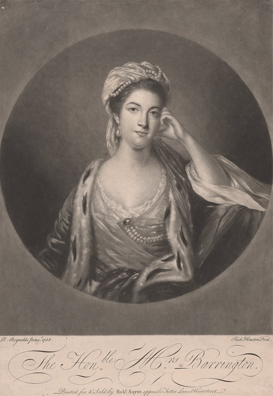 The Honorable Mrs Barrington by Richard Houston