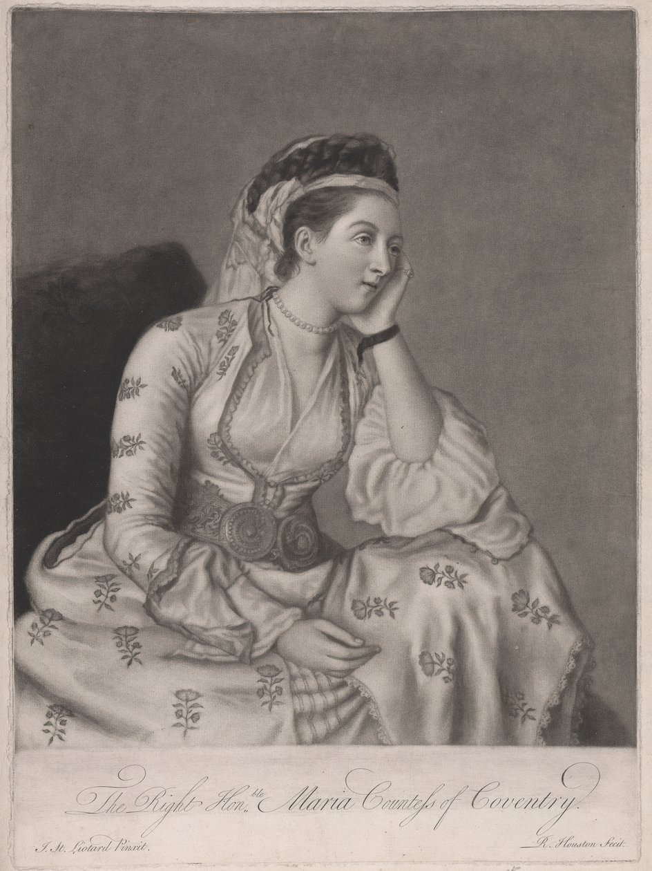 The Right Honorable Maria Countess of Coventry by Richard Houston
