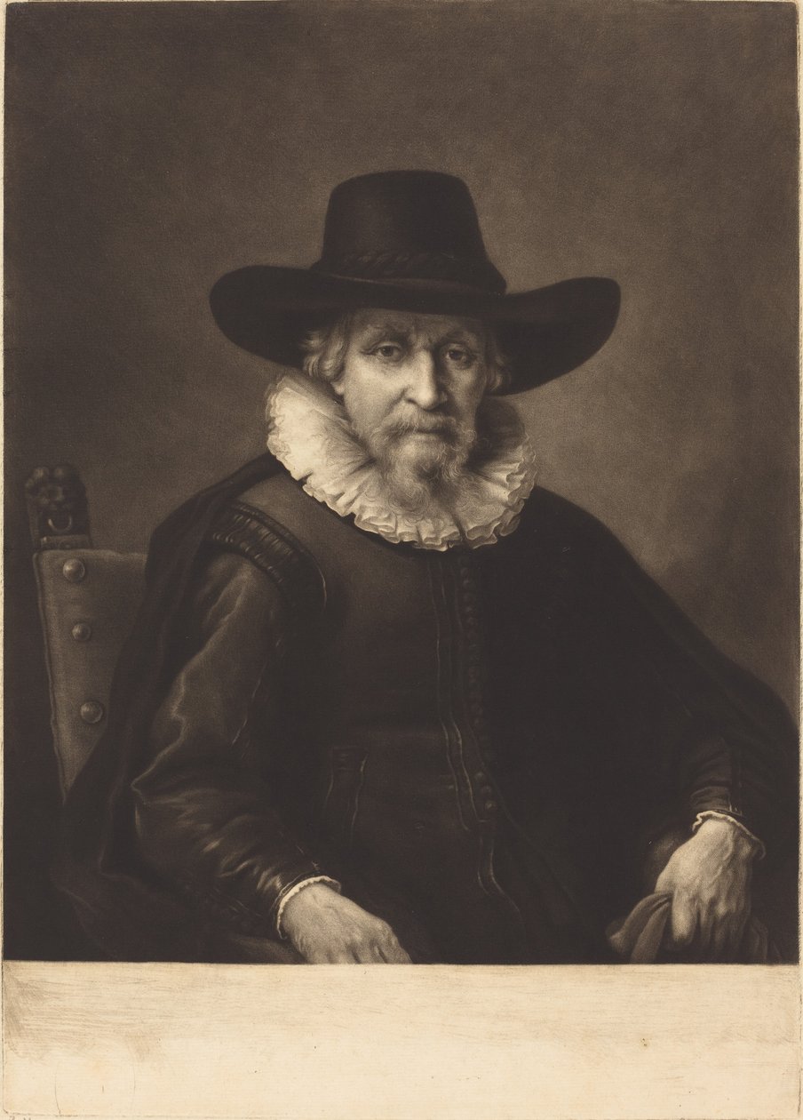 The Burgomaster by Richard Houston after Rembrandt van Rijn