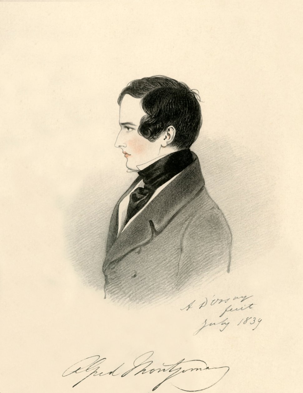 Alfred Montgomery, 1839 by Richard James Lane