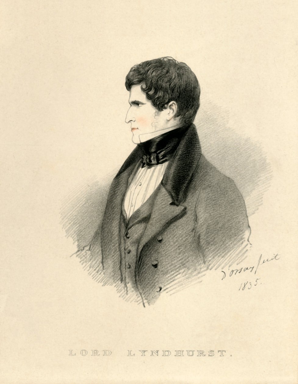 Lord Lyndhurst, 1835 by Richard James Lane