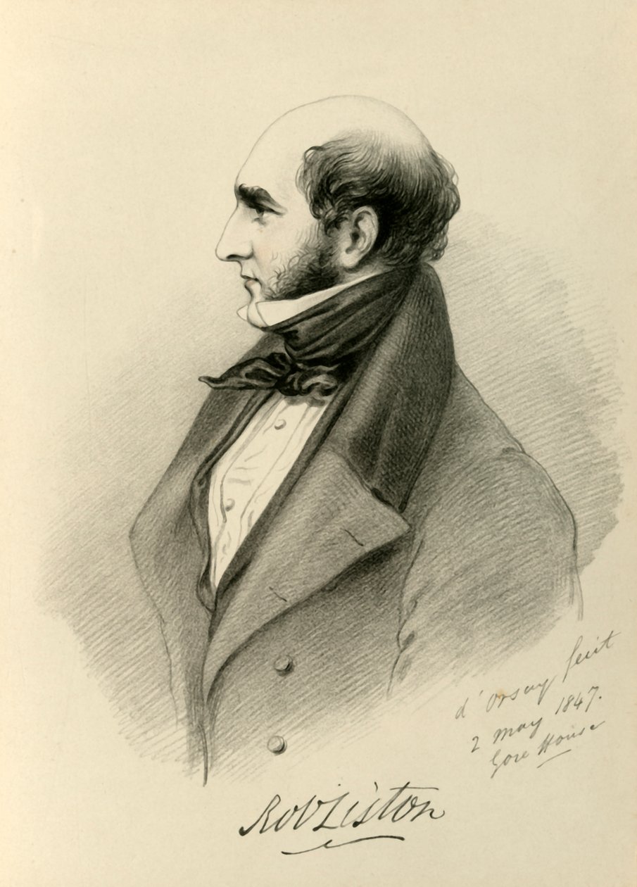 Robert Liston, 1847 by Richard James Lane