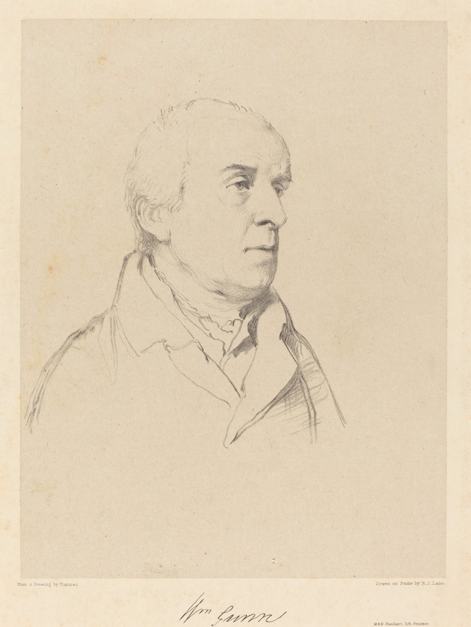 William Gunn by Richard James Lane after John Flaxman