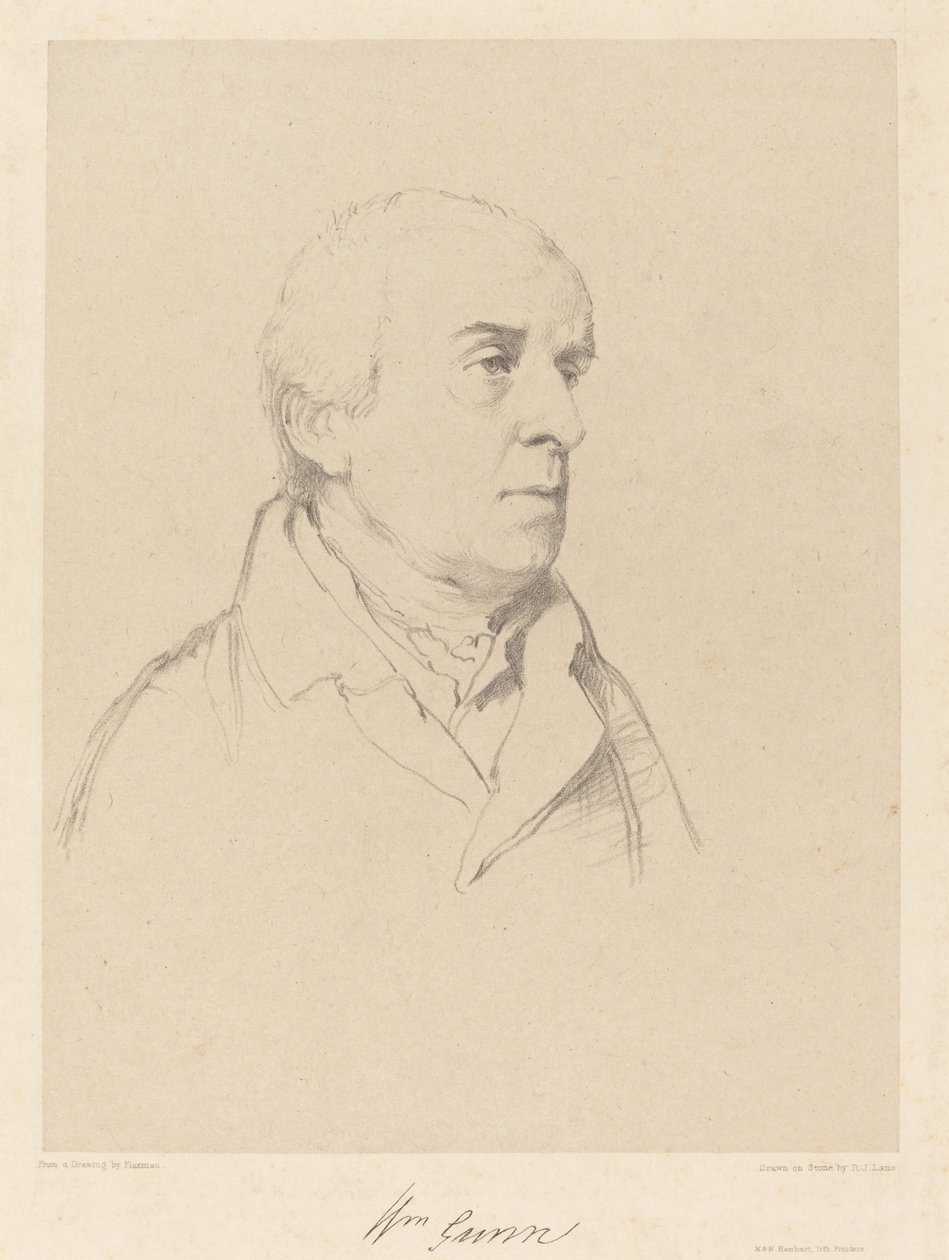 William Gunn by Richard James Lane after John Flaxman