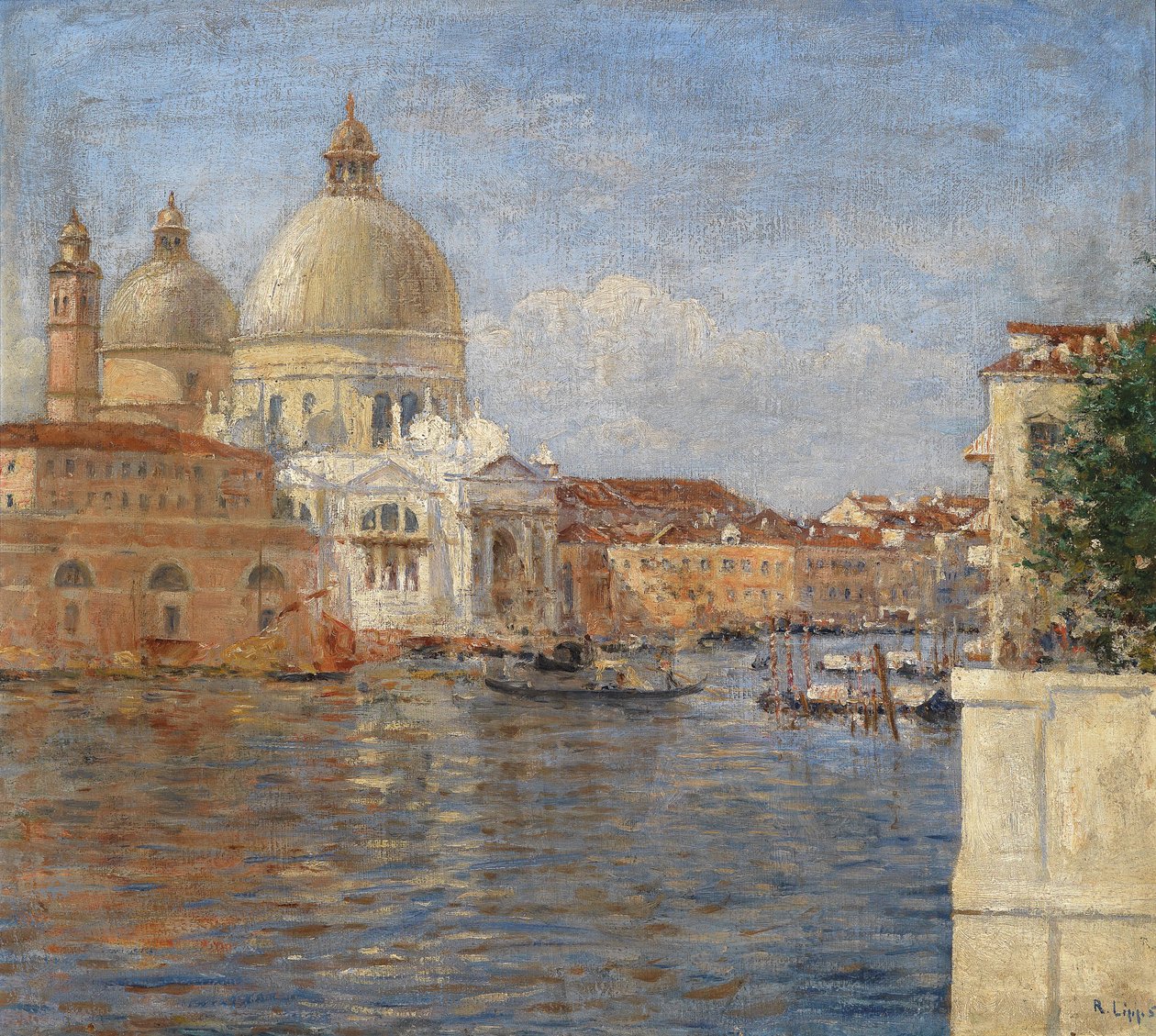 At the Grand Canal, Venice by Richard Lipps
