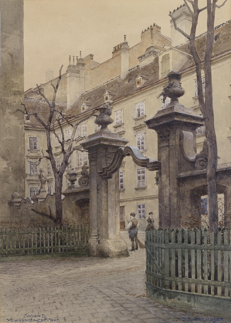 The Heiligenkreuzerhof in Vienna by Richard Moser