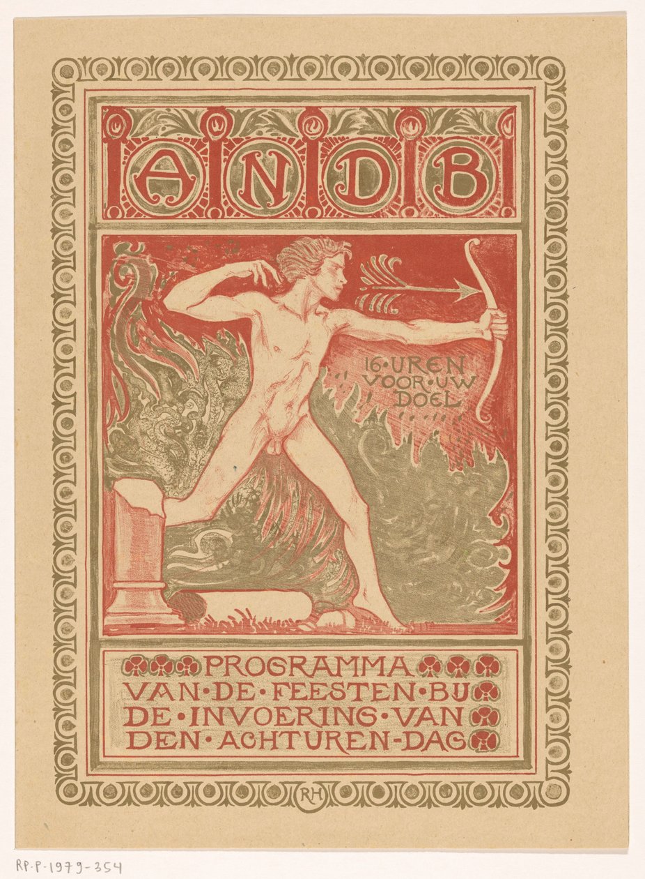 Cover Design for: Celebration Program of the General Dutch Diamond Workers