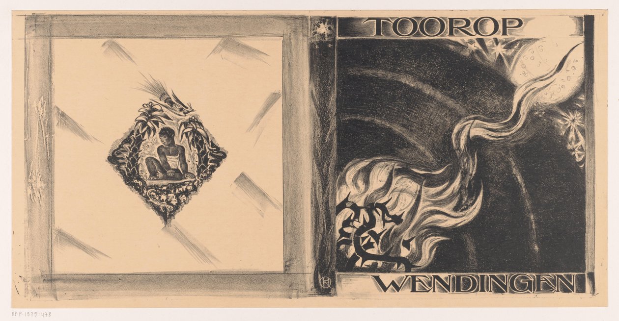 Cover design for: Wendingen, Toorop issue, 1928 by Richard Nicolaüs Roland Holst