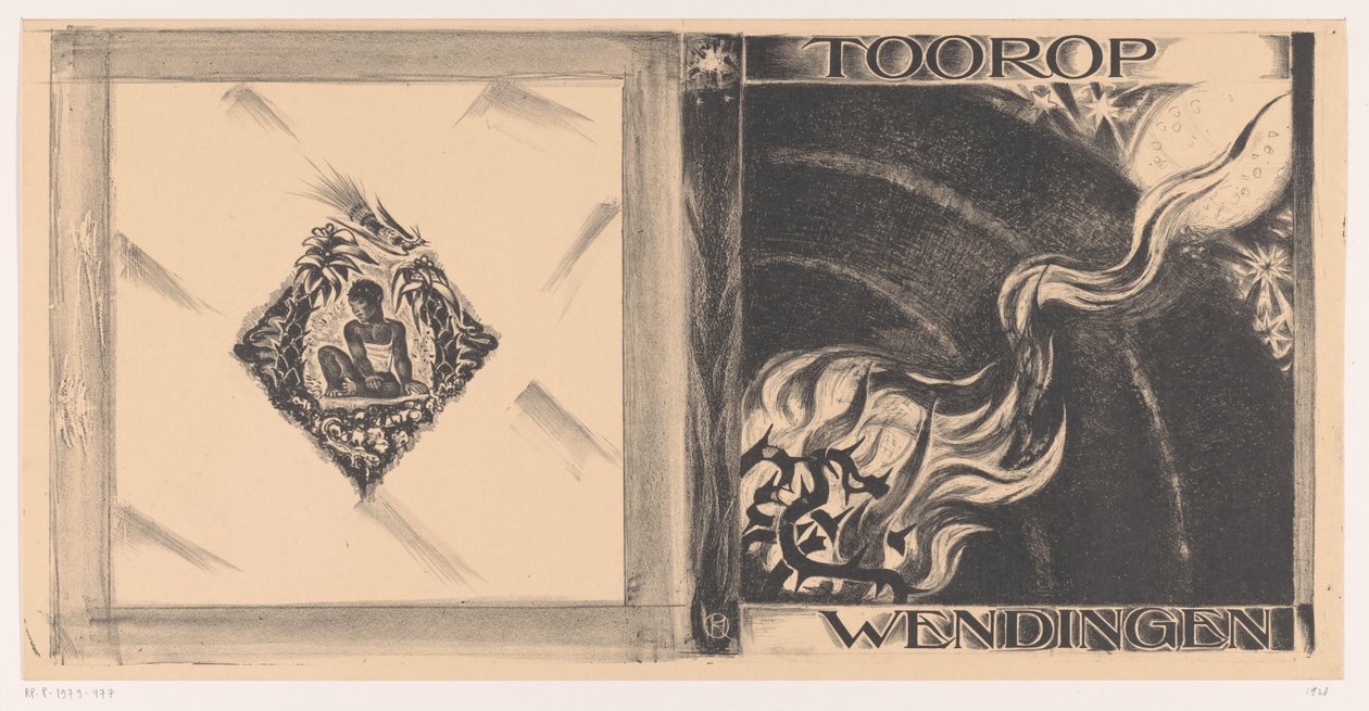 Cover Design for: Wendingen, Toorop Issue, 1928 by Richard Nicolaüs Roland Holst