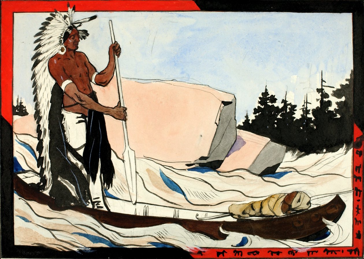 Burial of a Papoose by Richard Norris Brooke