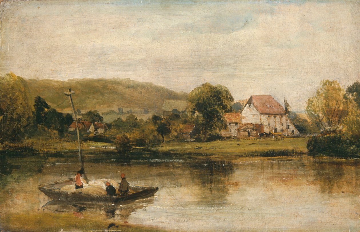 A Farm in Normandy by Richard Parkes Bonington