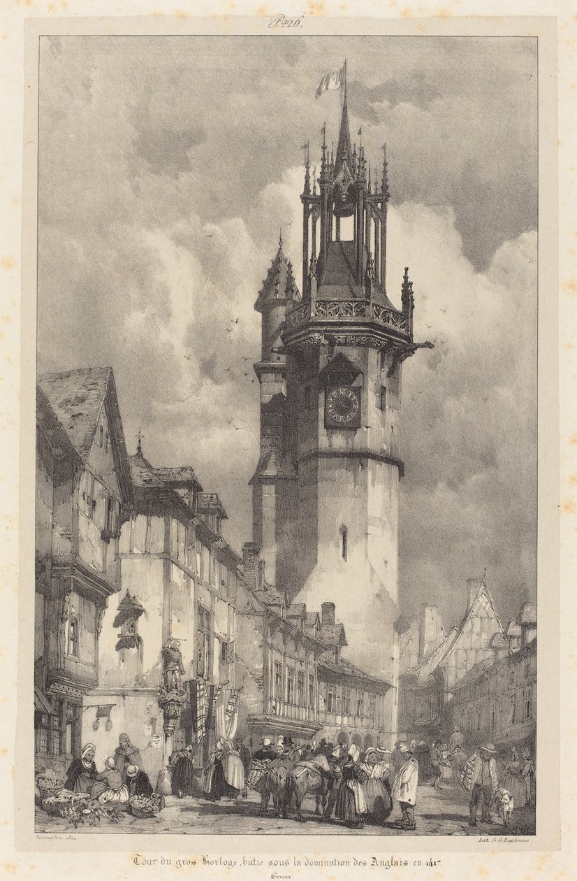 Big Clock Tower Evreux from 