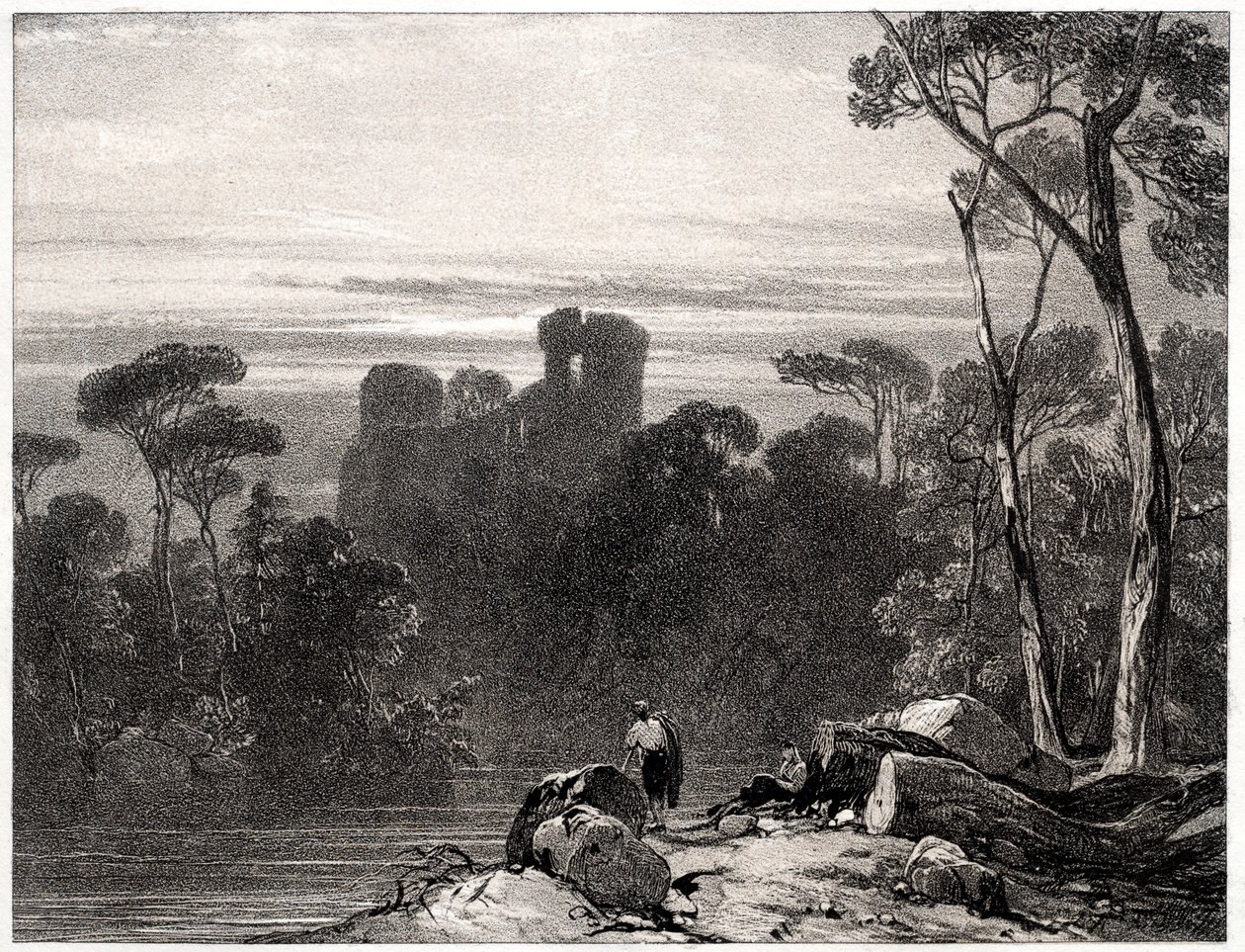 Bothwell Castle by Richard Parkes Bonington