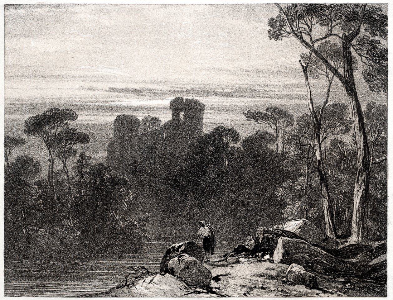 Bothwell Castle by Richard Parkes Bonington