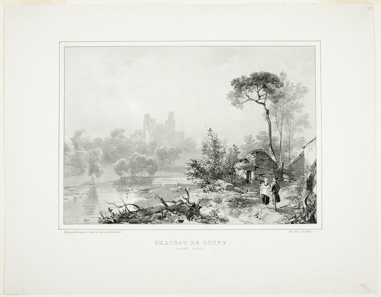 Doune Castle by Richard Parkes Bonington